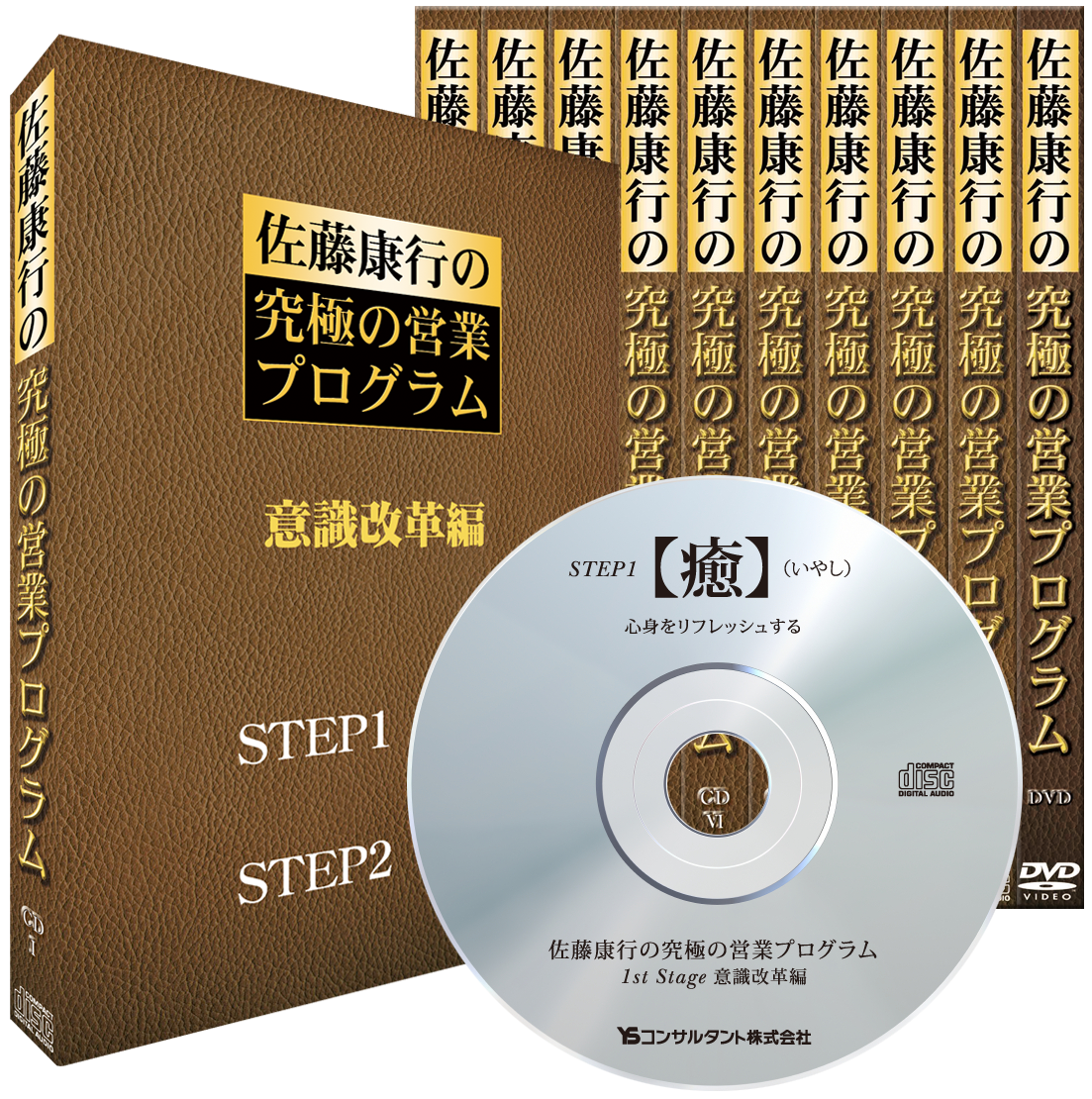 宜しくお願いします佐藤康行 究極の営業プログラム（CD20枚、DVD3枚）+DVD２枚おまけ